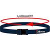 SK11 Buckle Work 38mm Tough GI One-Touch Belt, Navy, Wide, Woven, SB-OT38