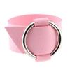 Kvinnemote sirkulær ring sjarmarmbånd bred fløyel flerfarget armbånd stor sirkel mansjett vintage klubbsmykker flanell justerbar armring