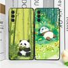Cute Cartoon Panda Soft Phone Case for Samsung A17 A37 A57 A16 A26 A36 A56 A15 A25 A35 A55 A14 A24 A34 A54 A13 A23 A33 A53 A52 A