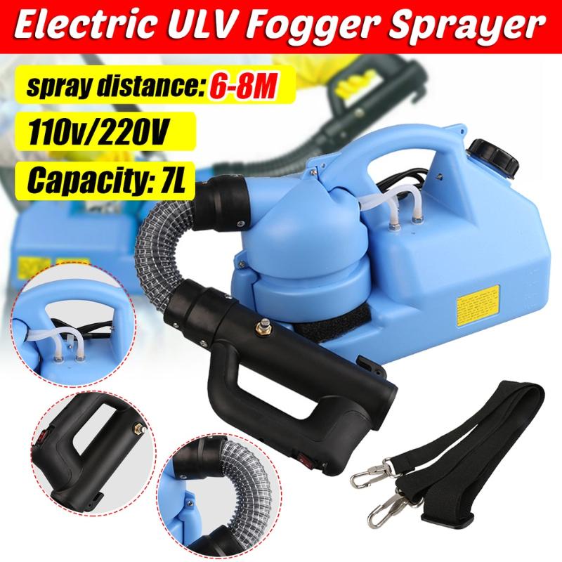 600-1000w Portable Fogger Machine Electric ULV Sprayer Disinfection Machine for Hospitals Home Ultra Capacity Spray Machine FREE SHIPIN 7L