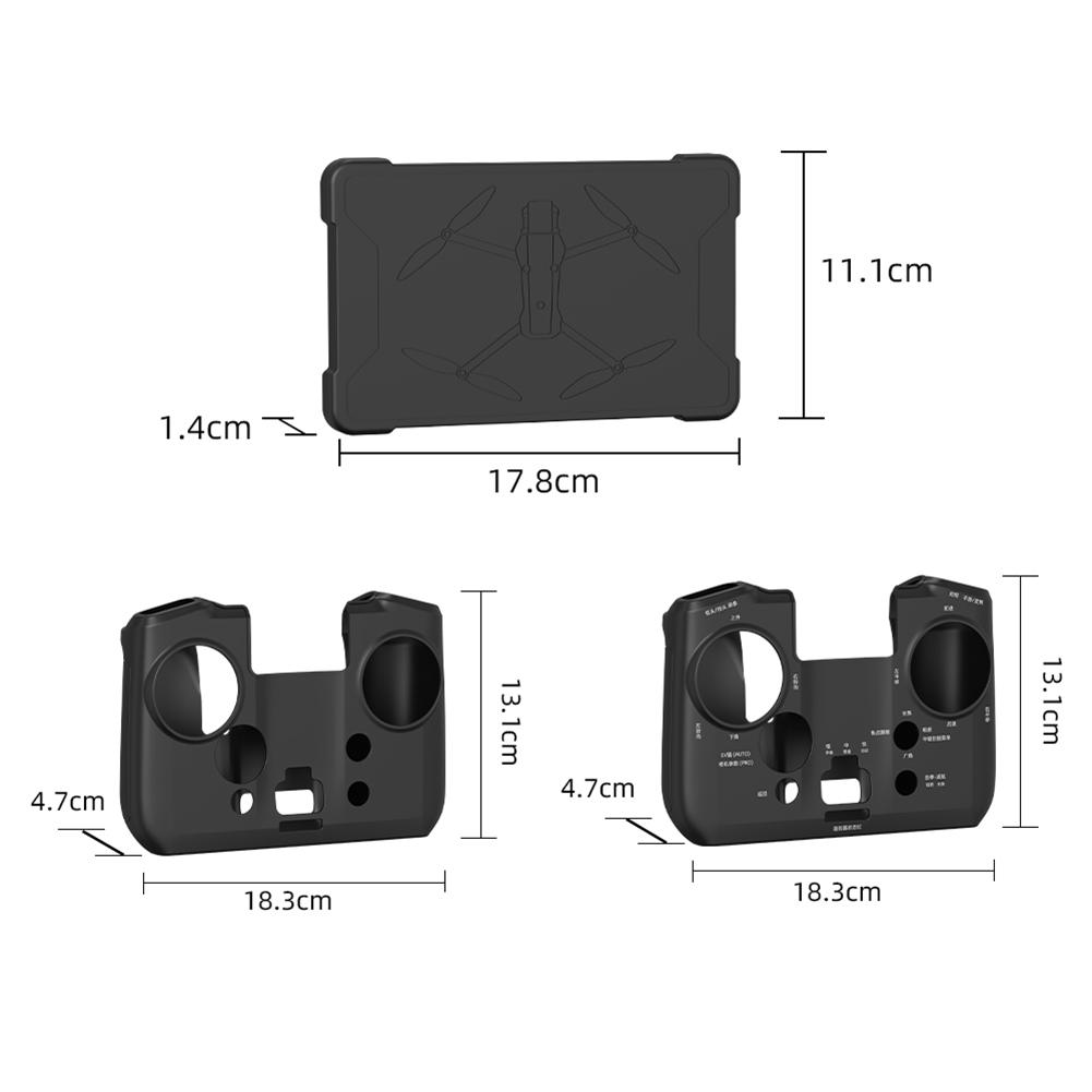 Remote Control Sleeve Anti-collision Screen Protection Cover Silicone Protective Cover Case for DJI Mavic 4pro Drone Accessories