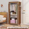 Easy-to-Assemble Bedroom Wardrobe Cabinet for Rental Room Storage