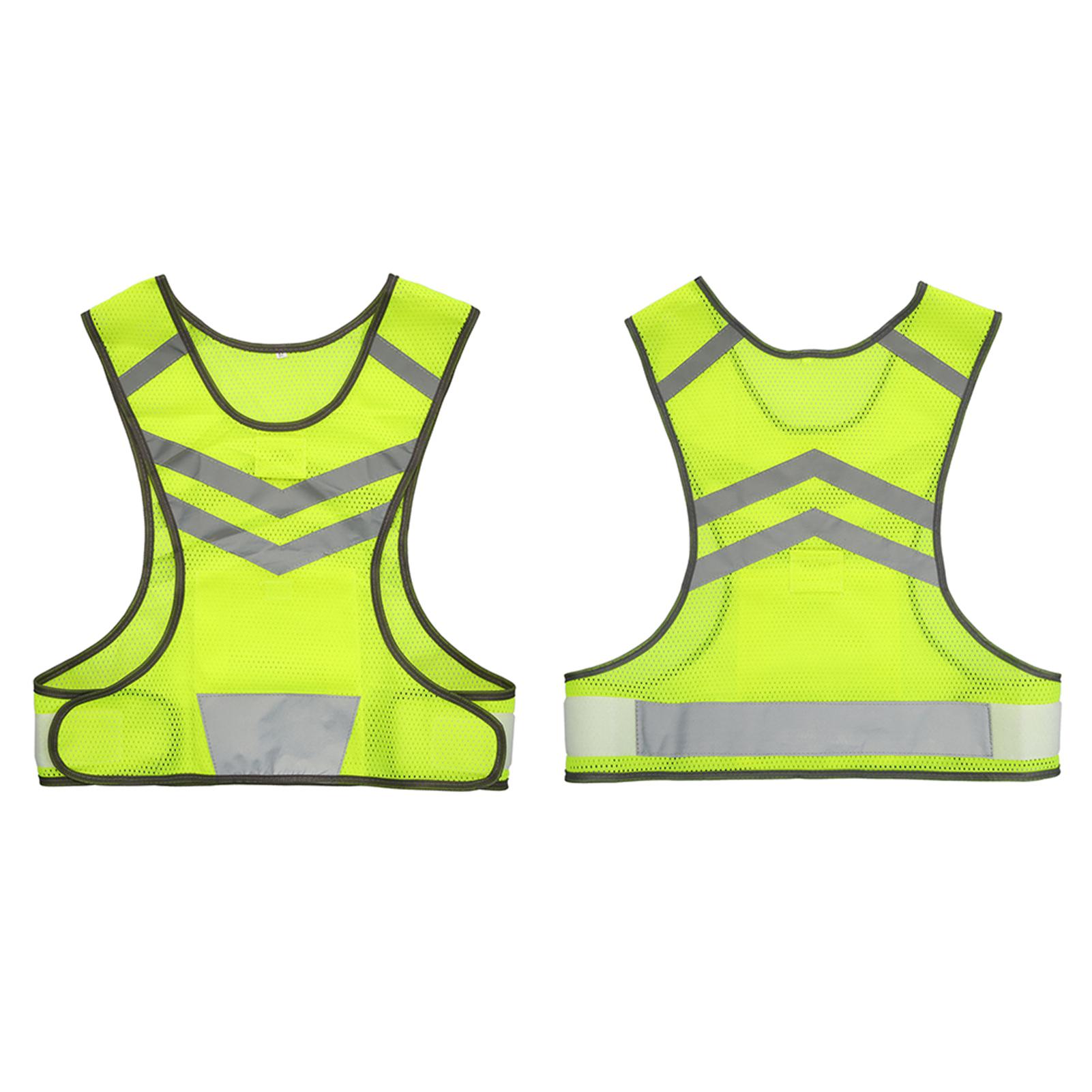 Outdoor Sports Running Reflective Vest   Lightweight Mesh   Gear for Women Men Jogging Cycle Walking