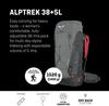 Backpack Salewa Alptrek 38+5 Quiet Shade/fluo Coral (Women's) (00-0000001257-3872)