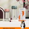 Crystal Noble J2006 Women's Fashion Portable Tea Glass - Small Capacity Gift Cup with Custom Printing