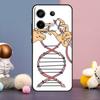 Retro DNA Science Illustration Case For Xiaomi Redmi Note 15 Pro Plus 10 11 12 13 14 Pro Redmi 15 15C 14C 10C 12C 13C Cover