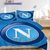 Set Copripiumino Trapuntato con Fantasia SSC Napoli Federa Decorazione per la Casa Regalo di Compleanno (1 * copripiumino + 2 * federa, senza nucleo)