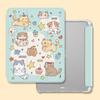 Per iPad 2021 gen9 10.2 custodia Nuova Cartone Animato Cane Carino Silicone Piatto Intero Custodia Protettiva 2018/17 gen6/5 9.7 Stile Tre Pieghe a Conchiglia