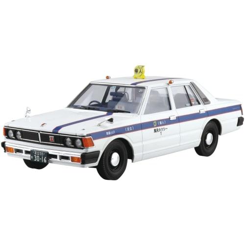 Aoshima Bunka Kyozai (AOSHIMA) 1/24 The Model Car Series No. 43 430 Cedric Sedan 200STD Private Taxi Plastic Model Kit, Pre-Molded Color