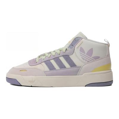 Originals Post Up Versatile Comfortable Non-Slip Mid-Top Skate Shoes Unisex Skate Shoes White Purple IG9129