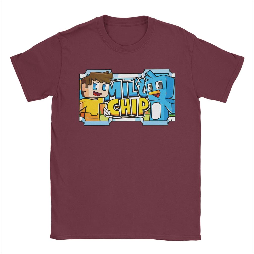 Milo and Chip Printed T Shirt for Men Women  100 Cotton  Tee Shirt Clothing