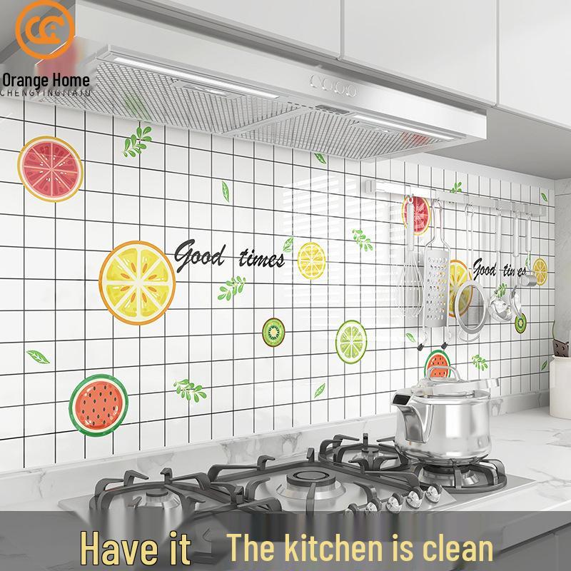 Thickened Cartoon Pet Self-Adhesive Waterproof Kitchen Wall Sticker