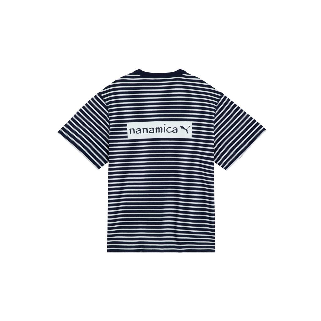 Puma x Nanamica Striped Tee Blue Men Tops 539854-06