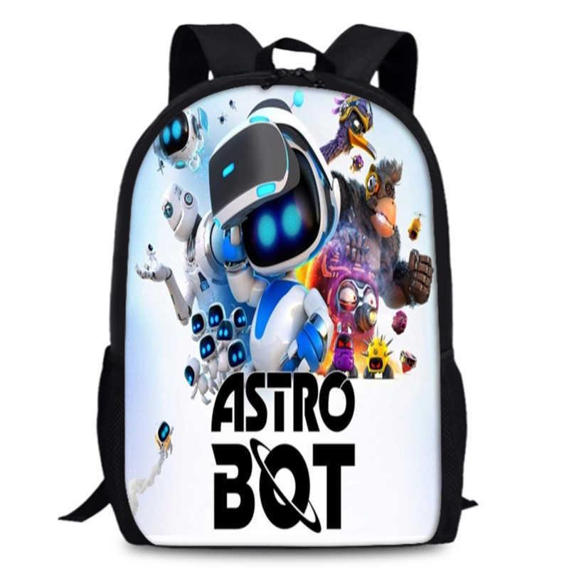 

Astro Bot 15-дюймовий шкільний рюкзак великої місткості Стильний дизайн з Оксфордської тканини Для дітей 11