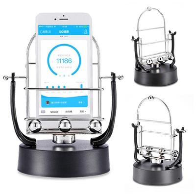 Single Phone Swing Automatic Shake Wiggler Step Earning Rotating Swing Balance Rocker Phone Holder Desk Bracket Smartphone Stand