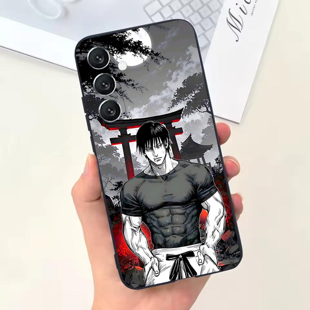 Toji Fushiguro Jujutsu K-Kaisen Phone Case For Samsung Galaxy A13,A21s,A22,A31,A32,A52,A53,A71,A80,Soft Black Shell