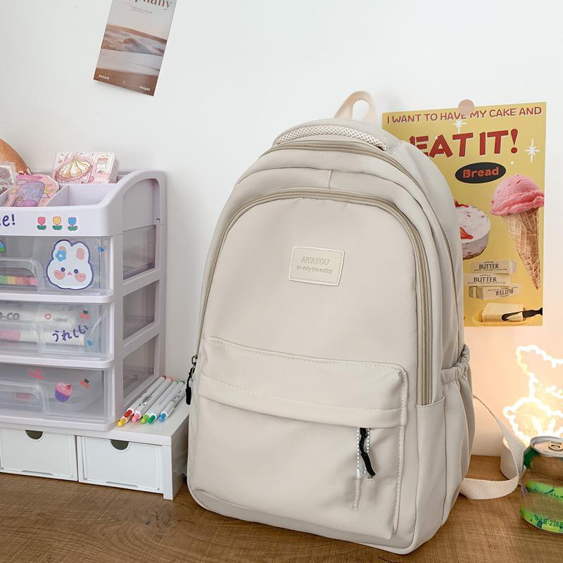 Student Japanese Capacity Backpack Girl Simple Versatile Decoration