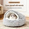 Cozy Semi-Enclosed Winter Pet Nest for Dogs & Cats
