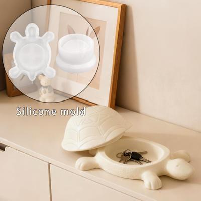 Jewelry Box Molds For Resin Turtle Epoxy Casting Art Craft Epoxy Casting Molds For Home Room Wedding Decoration Dinner Table