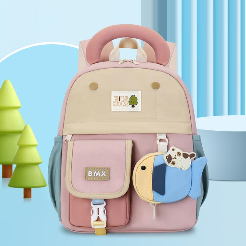 Schoolbag Kindergarten Schoolbag 1011 New Middle and Large Classes 1-1 Years Old Boys and Girls Lightweight Backpack Preschool Backpack