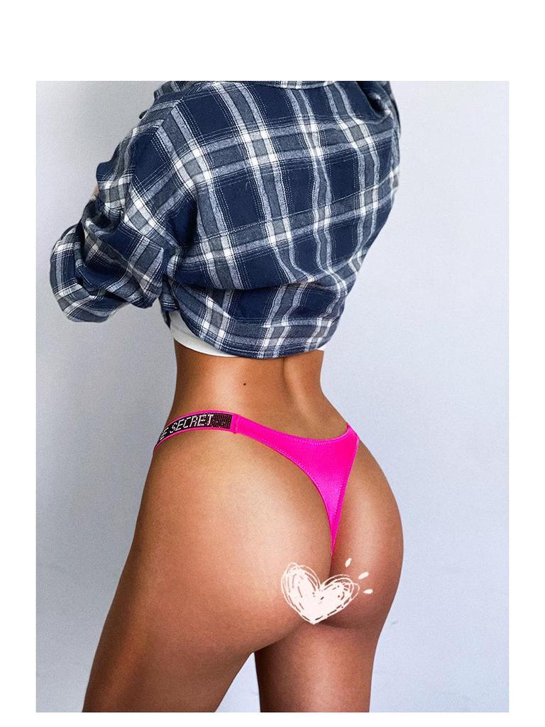 Bezszwowe Damskie Stringi Sportowe z Kryształkami, Jedwab Lodowy, Szybkoschnące, Zebra i Panterka