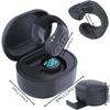 Tiktok BT Smart Scrolling Ring Remote Page Turner with Cell Phone Stands Wireless Camera Shutter Selfie Button - for iPhone iPad Android (Black)