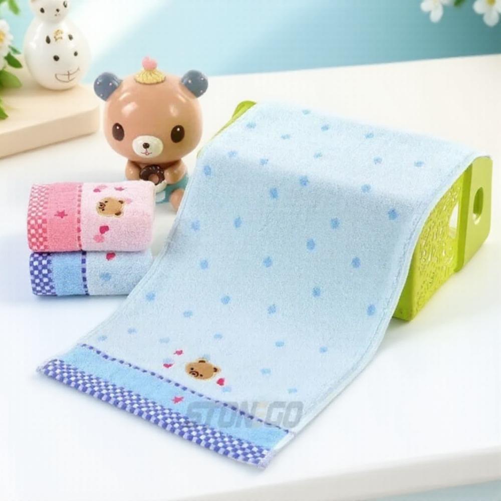 Saugfähiges Weiches Cartoon Bär Mikrofaser Badetuch 25x50cm Babyhandtuch Baumwollgefühl Familienhandtücher für Kinder Erwachsene