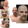 Breaking Bad Bílá maska Latexová plešatá hlava Starý muž Halloween Cosplay rekvizita