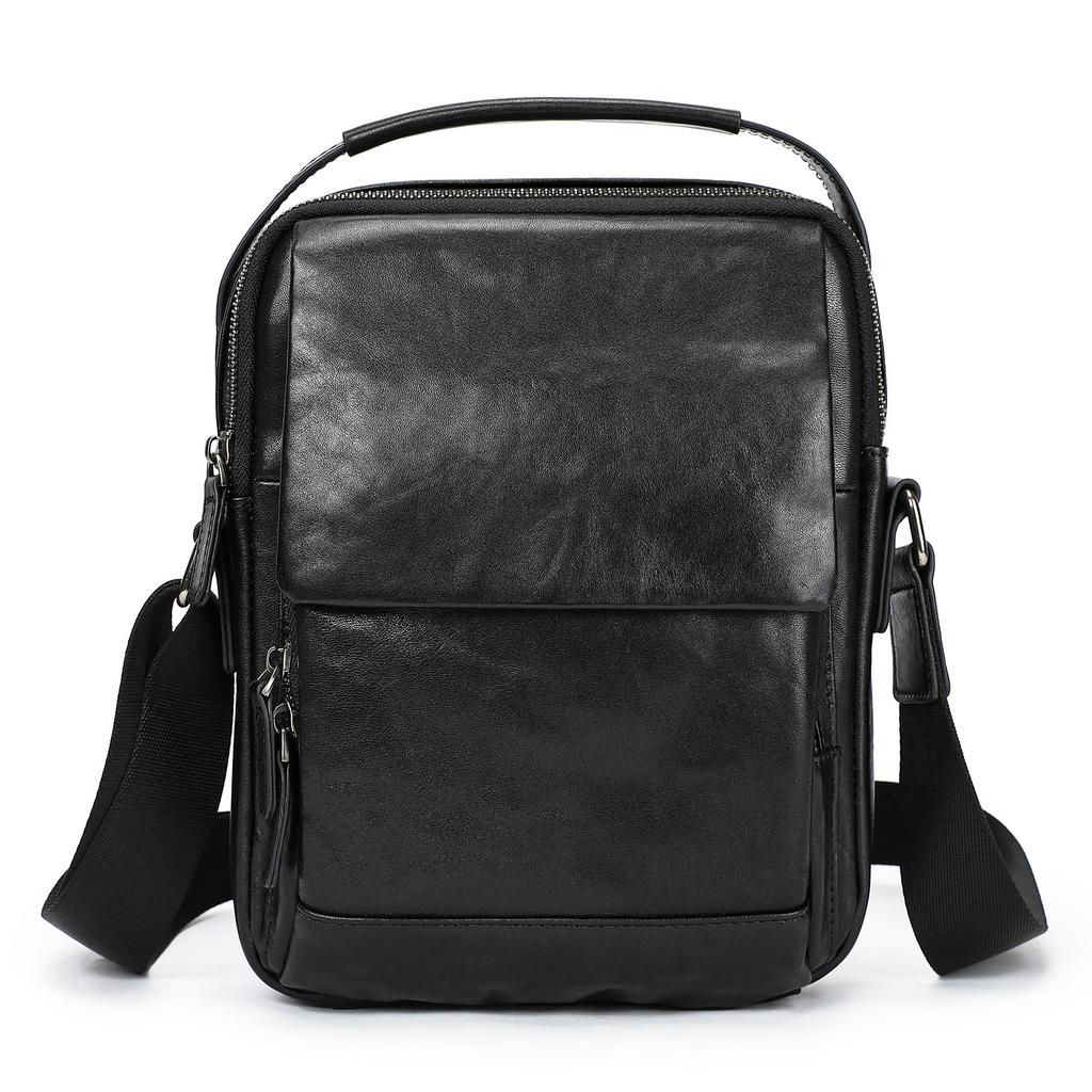 Genuine Leather Single-shoulder Bag, High-end Crossbody Bag, Trendy High-end Mobile Phone Bag