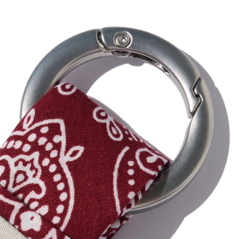 CARGOBROS Paisley Bandana Keychain (Red)