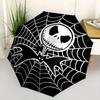 1pc Jack Skellington's Halloween Adventure Automatic Folding Umbrella - 3 Folding Design, Vivid Cartoon Pattern, Suitable for Outdoor Activi