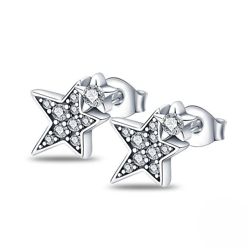 High-End Heart, Butterfly, Star & Moon Dangle Earrings - European & American Style
