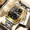 BINBOND Durable Accurate Week Display Auto Date Men's Watch Reloj Quartz Writstwatches For Men Luxury Luminous Waterproof