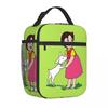 Heidi La Ragazza delle Alpi Borse Pranzo Termiche Contenitore Pranzo Termico Lunch Box Ermetico Borsa Tote Uomini Donne Scuola Viaggio