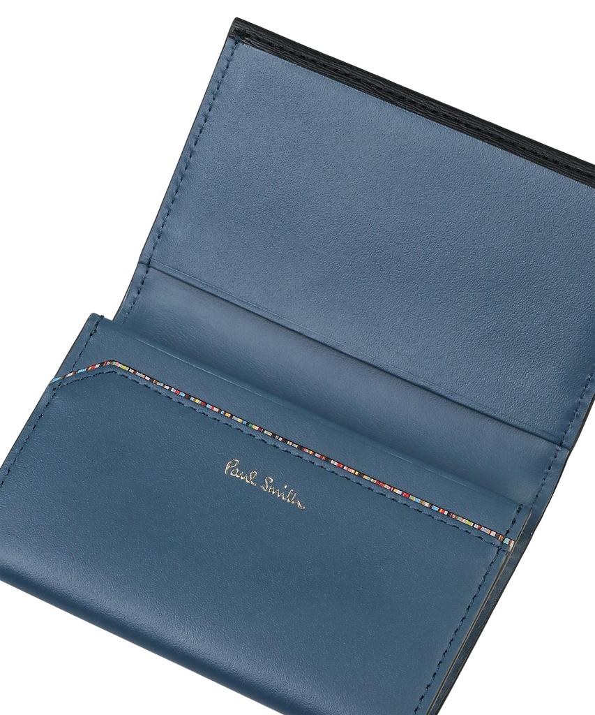 Paul Smith Cropped Logo Business Card Black Holder,
