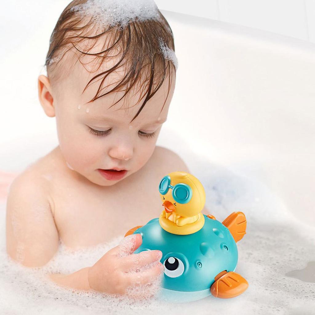 Kids Baby Starfish Shapes Rotating Floating Swim Water Bath Baby Toys