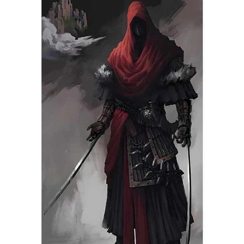 Japan Samurai Warrior Bushido Sword Art Retro Posters Canvas Painting Wall Decor Prints Picture for Living Room Home Decoration