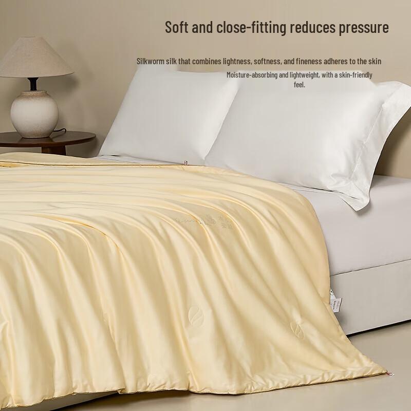 Hengyuanxiang Antibacterial Tussah Silk Summer Quilt