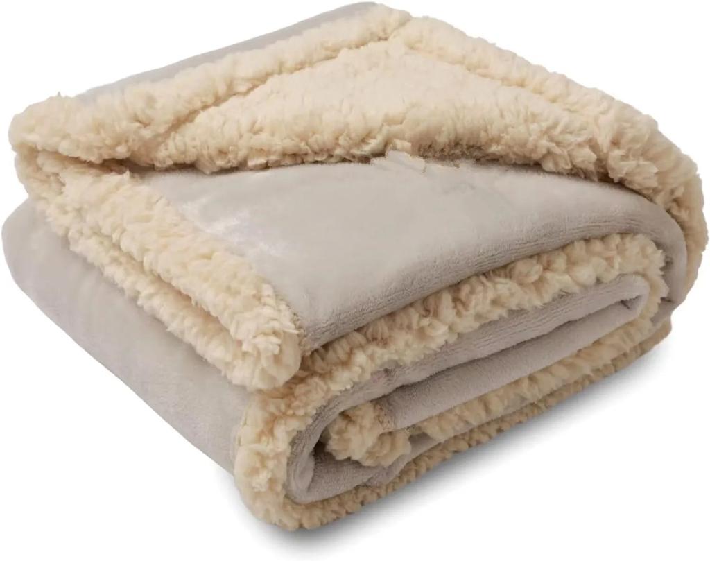Waterproof Pet Blanket Liquid Pee Proof Dog Blanket For Sofa Bed Couch Reversible Fleece Furniture Protector Cover For Dogs Cats