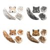 Foxes Costumes Cosplay Foxes Mask Cats Half Face Mask Foxes Tail Gloves Halloween Animal Fancy Costume Accessories Kit