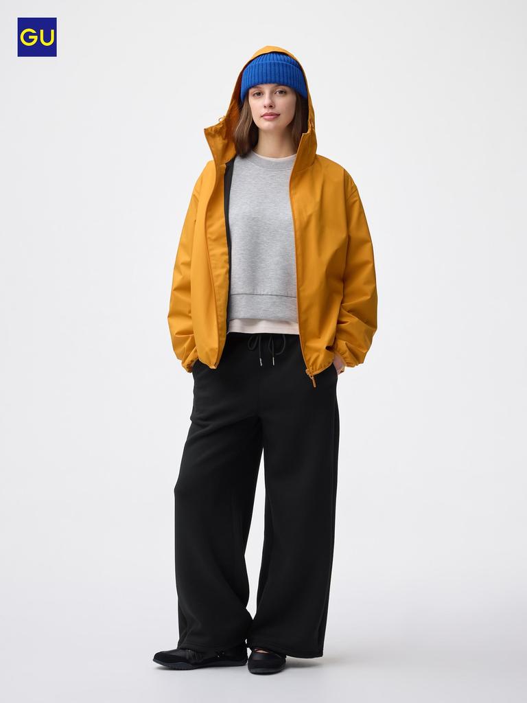 Uniqlo Gu Puff Sweatshirt Baggy Pants