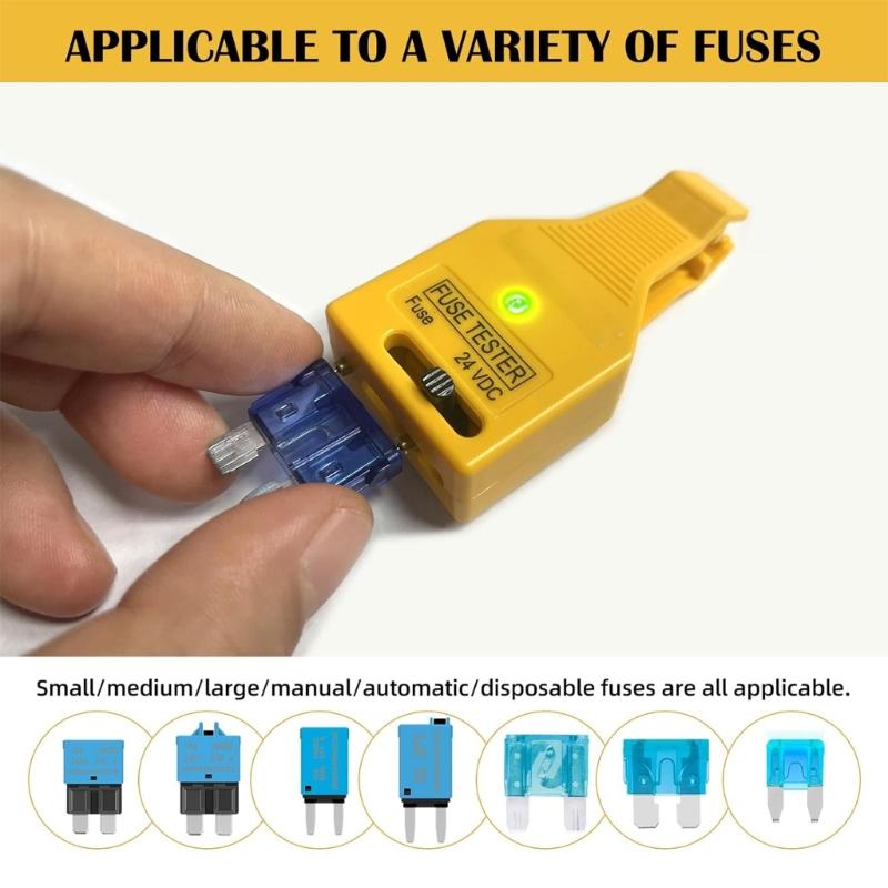 Automotive Fuses Puller And Tester Tool With Adjustable Probe For Fuses Detection Fuses Checker Puller