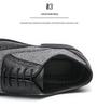 Scarpe Derby da Uomo Colorblock in Pelle Intagliata - Punta Affusolata, Stringate, Taglie Forti, Formali & Casual