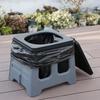 With Lid Outdoor Camp Toilet PP Folding Truck Toilet Portable Folding Toilet  Camping Travel