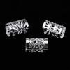 100pcs Adjustable Braids Cuffs Beads Clip Dread Tube