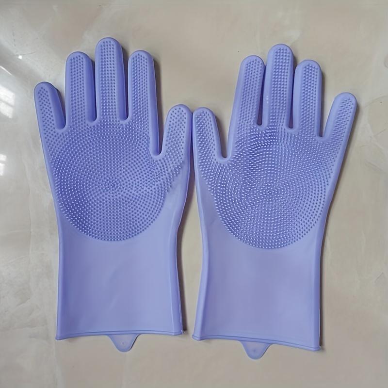 Kitchen dishwashing gloves Silicone household cleaning gloves