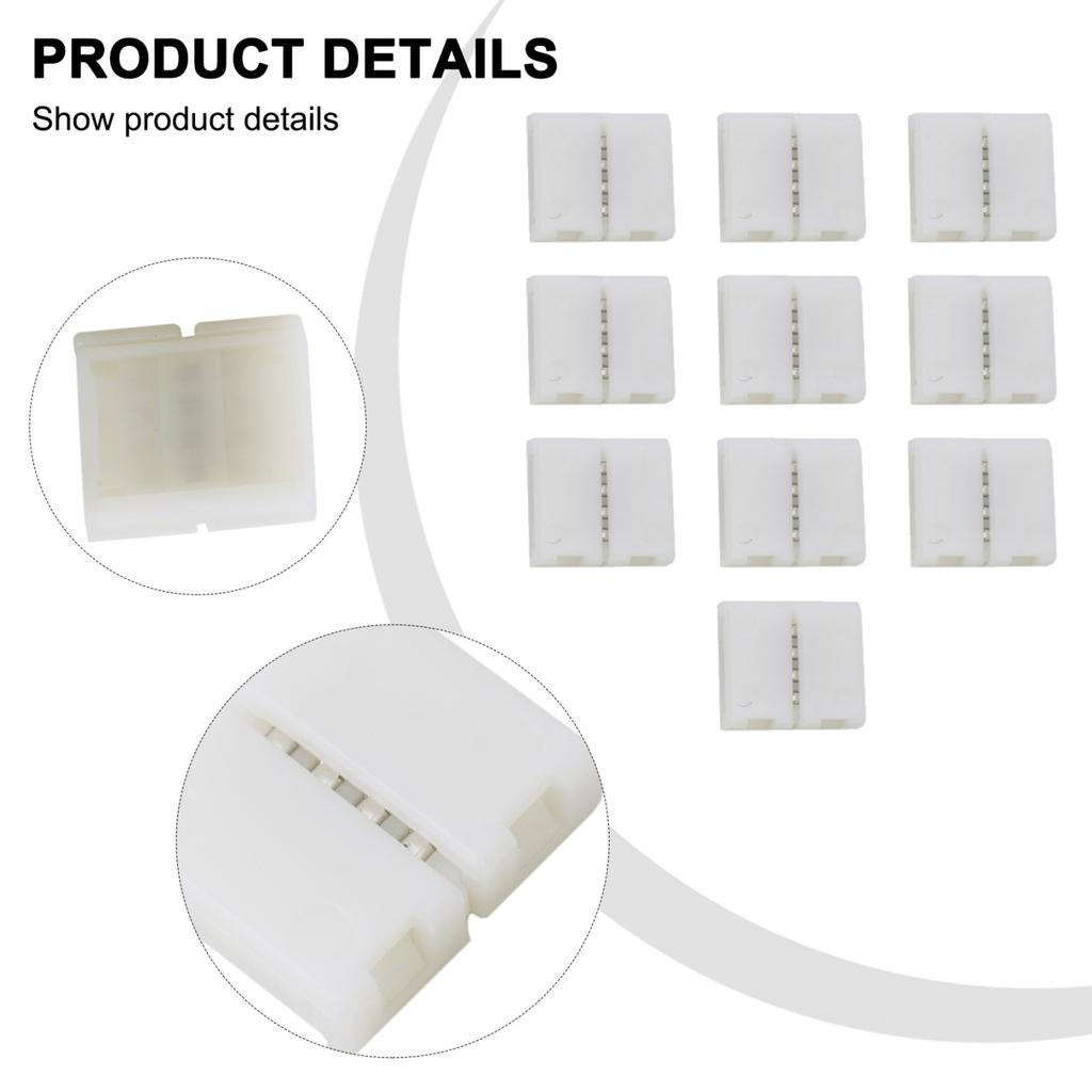 Indoor Living Room Led Light Connector Strip Connector 10pcs