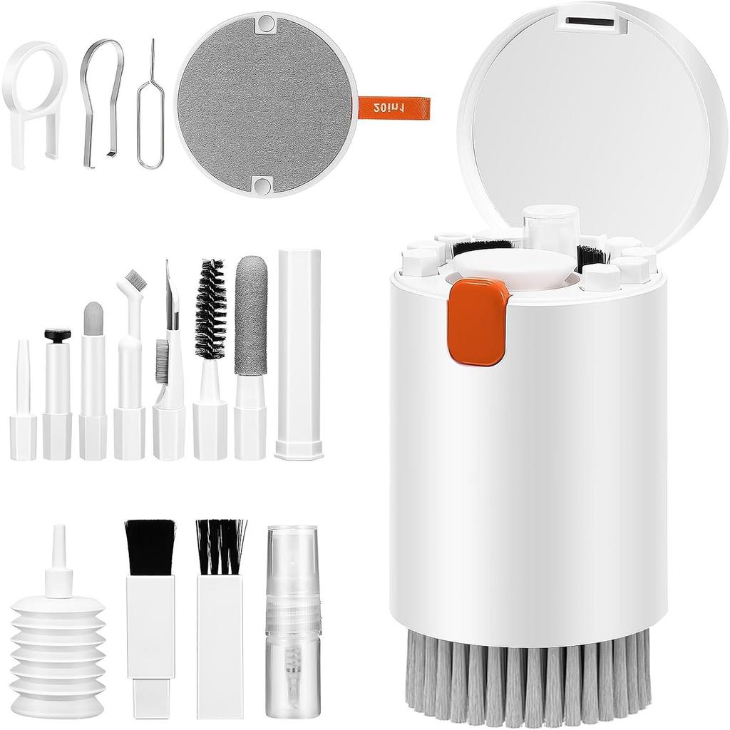 AirPod Cleaning Kit Multifunctional 20 In 1 for Electronic Devices,Keyboard Cleaning Brush, Headphones Cleaner Kit for Laptop,Multi-Tool