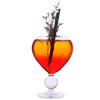 Heart Love Shaped Glass Mug Couple Cups Glass Cup Tea Beer Mugs Milk Coffee Cup Gift Drinkware Verres Bar Tool