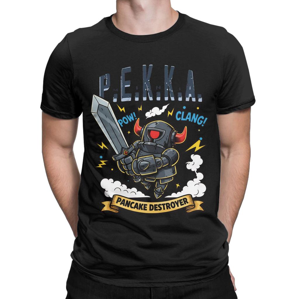 Camiseta de Royales 100% Cotton T-Shirt For Men Beach Funny T-Shirts Crew Neck Harajuku Tees Oversized Casual Clothing